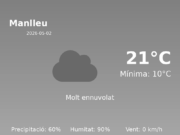 AEMET: El temps per a Manlleu – 2 de Maig de 2026