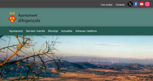L’Ajuntament d’Argençola inicia el seu nou portal web institucional amb la col·laboració de la Diputació